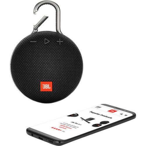 JBL CLIP 3 - Waterproof Portable Bluetooth Speaker