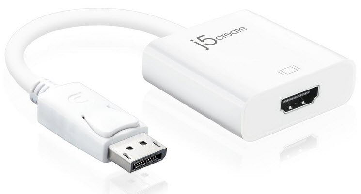 j5create DisplayPort to HDMI Adapter (JDA154)
