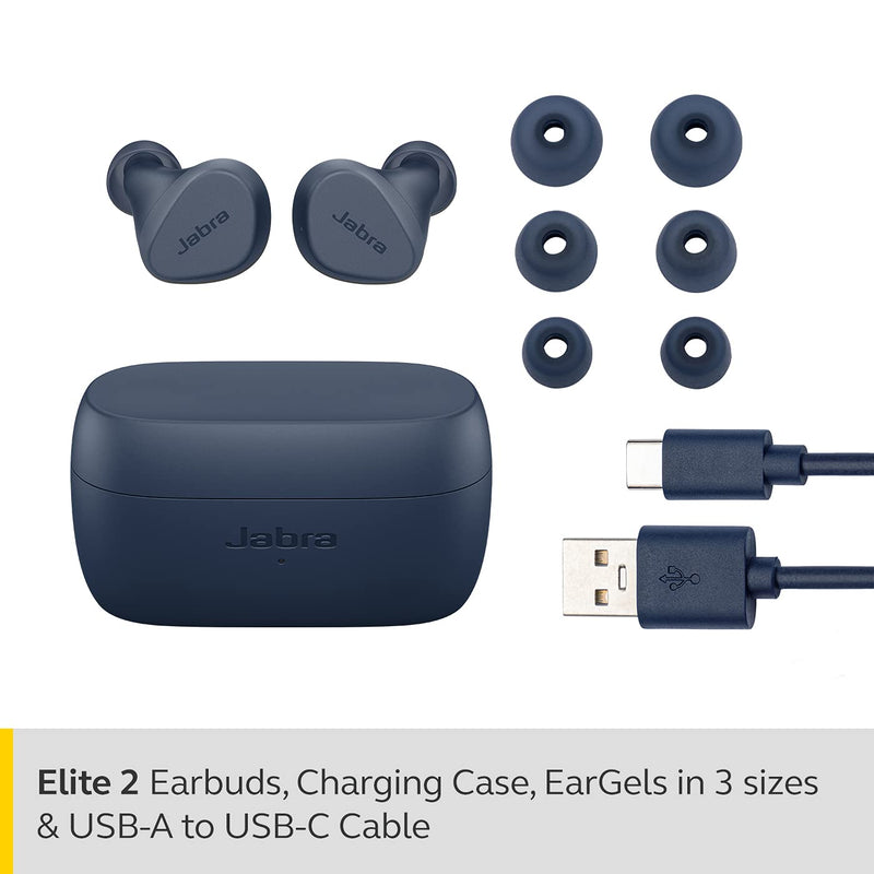 Jabra Elite 2 Bluetooth Truly Wireless in Ear Earbuds with Mic
