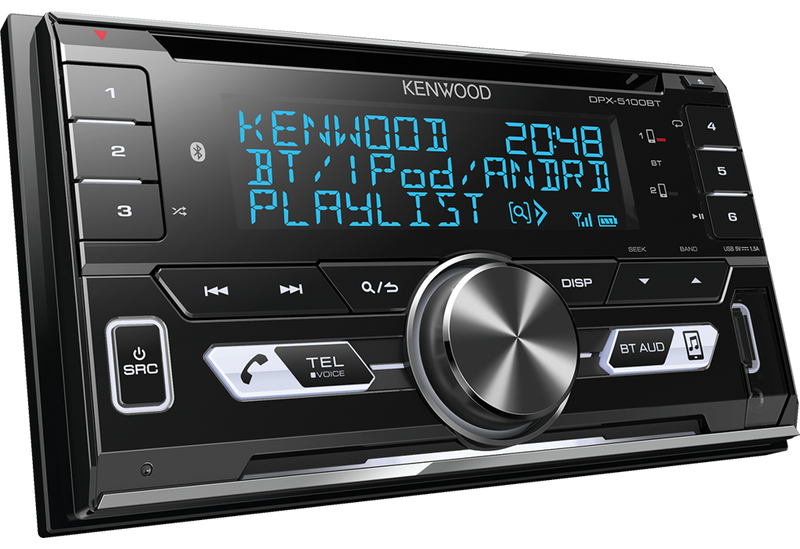 Kenwood DPX5100BT 2-Din Media Receiver With Built In Bluetooth