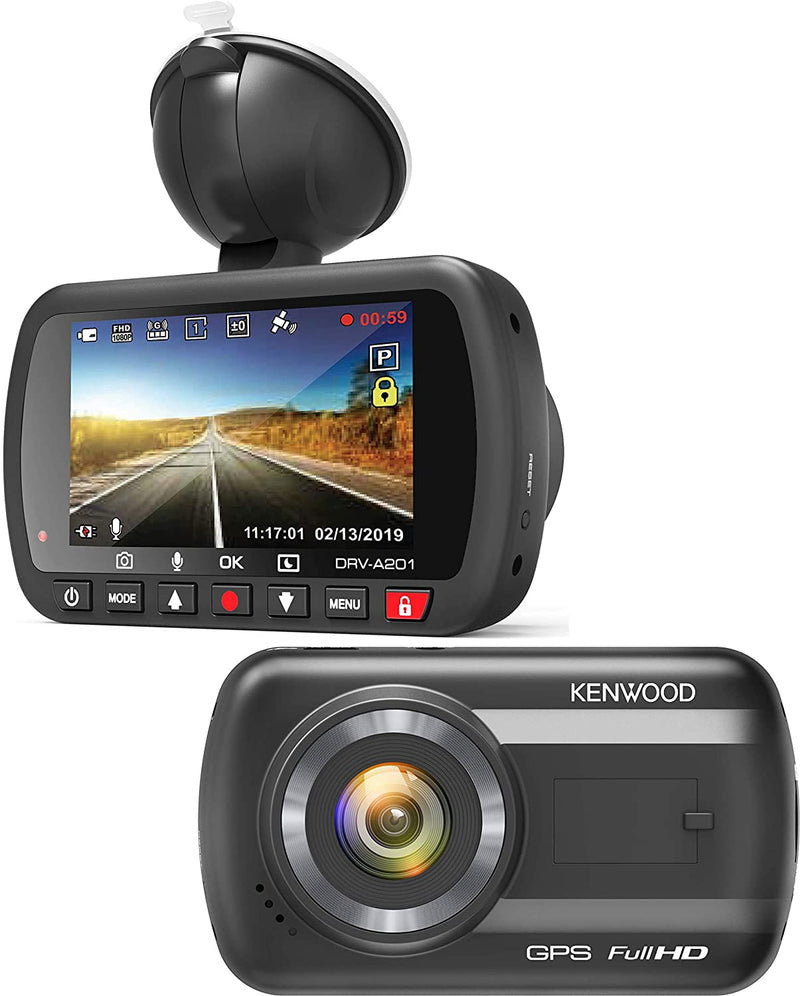 Kenwood DRV-A201 HD Colour LCD Display Dash Camera