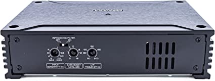 Kenwood Excelon X502-1 X Series Mono Car Subwoofer Amplifier - Class D, 1000W, Bass Boost