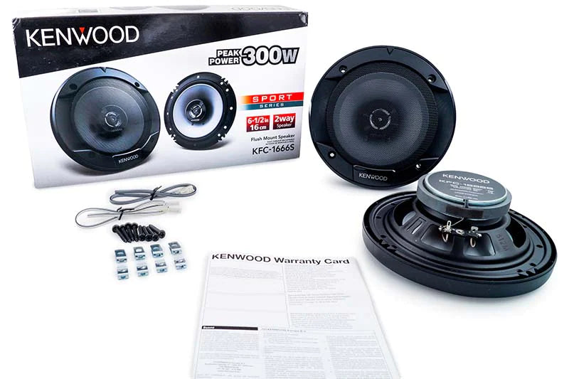 Kenwood KFC-S1666 6.5 inch 300W Car Door Speakers