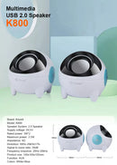 Kisonli  K800 Portable LaptopSpeakers - USB 2.0