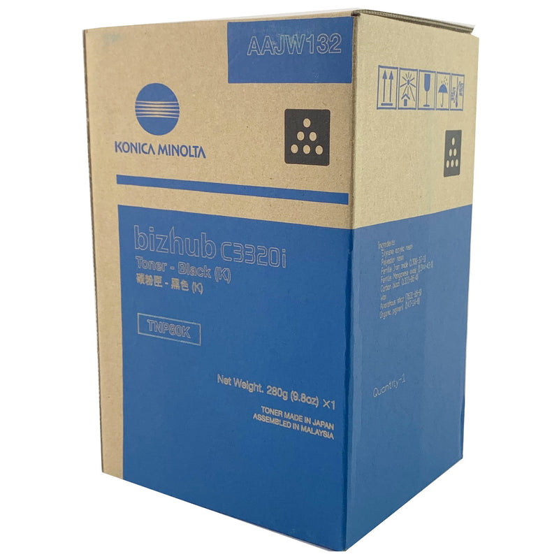 Konica Minolta Original TNP80K Black Toner Cartridge (AAJW152)