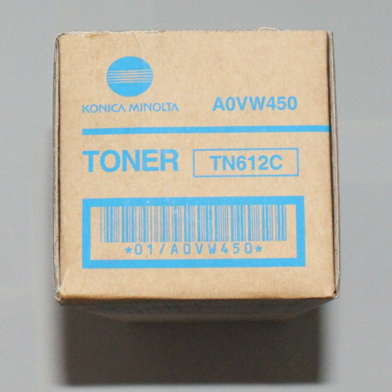 Konica Minolta TN612C Cyan Toner Cartridge (A0VW450)