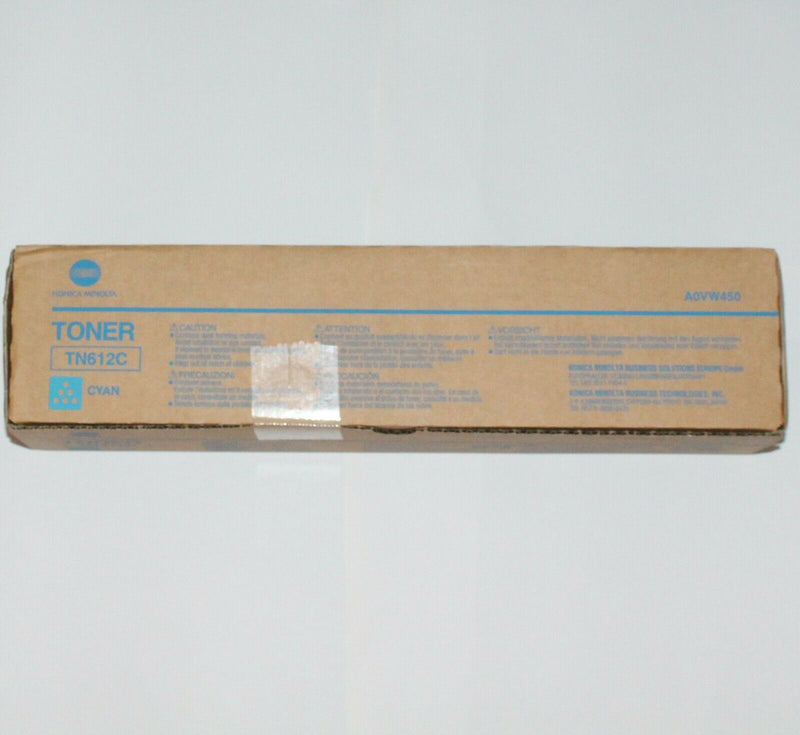 Konica Minolta TN612C Cyan Toner Cartridge (A0VW450)