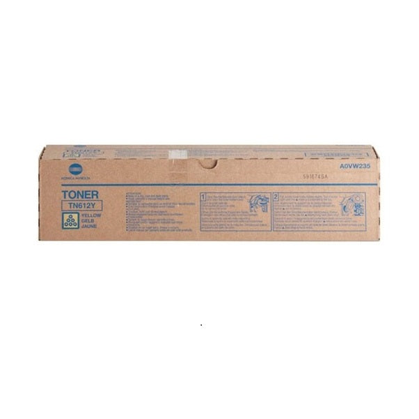 Konica Minolta TN612Y Yellow Toner Cartridge (A0VW250)