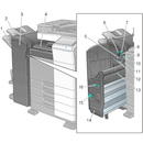 Konica Minolta Bizhub FS-534 Staple Finisher - A3EPWY2
