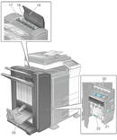 Konica Minolta Bizhub FS-534 Staple Finisher - A3EPWY2