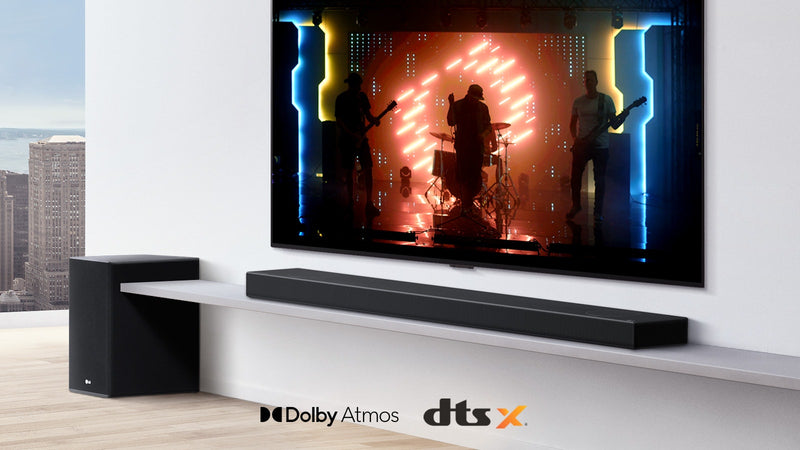 LG SN4 Sound Bar Subwoofer - 300W, Dolby Audio