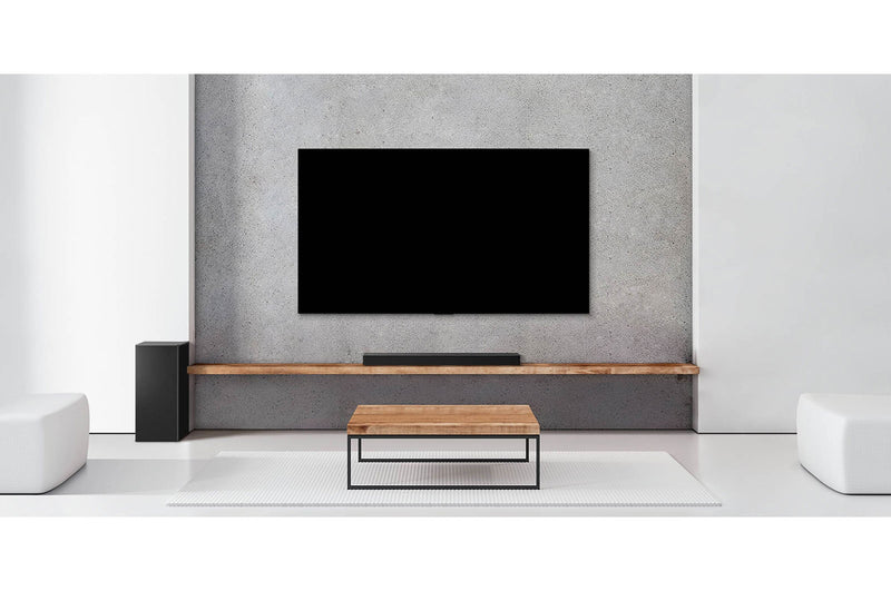 LG SP8YA 3.1.2 Channel Sound Bar - 440W Sound Output, Dolby Atmos, Cinematic Sound, High-Resolution Audio, Google Assistant and Alexa Compatible