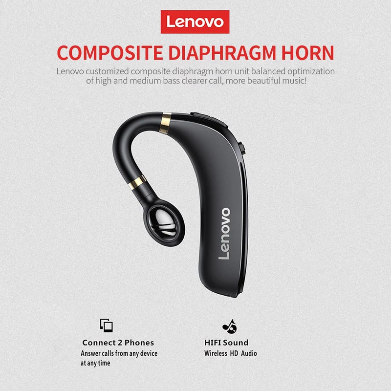 Lenovo HX106 Earphone HD Call Wireless Headset - Over-ear