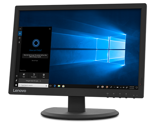 Lenovo ThinkVision E20-20 Monitor 19.5-Inch - IPS panel, 1440×900, Input connectors – HDMI 1.4+VGA – 62BBKAT1UK