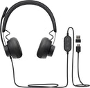 Logitech 981-000875 Zone Wired Over-ear Headset - Graphite USB 