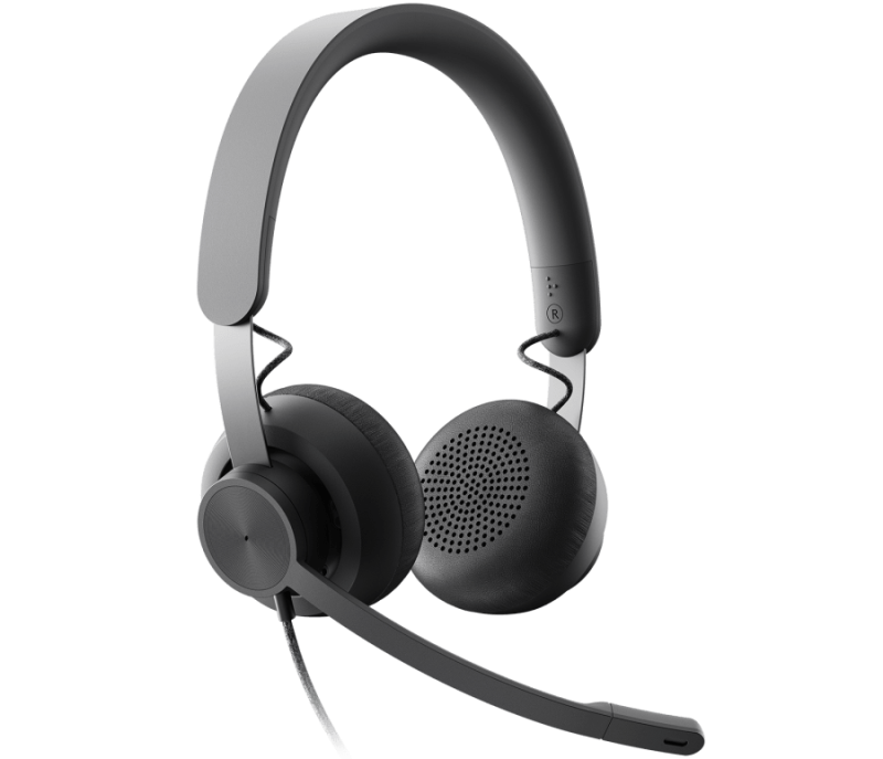 Logitech 981-000875 Zone Wired Over-ear Headset - Graphite USB 