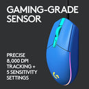 Logitech G203 LIGHTSYNC Blue Wired Gaming Mouse 