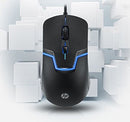 HP M100 Wired Gaming Mouse (1QW49AA) - 3 Buttons, Adjustable DPI