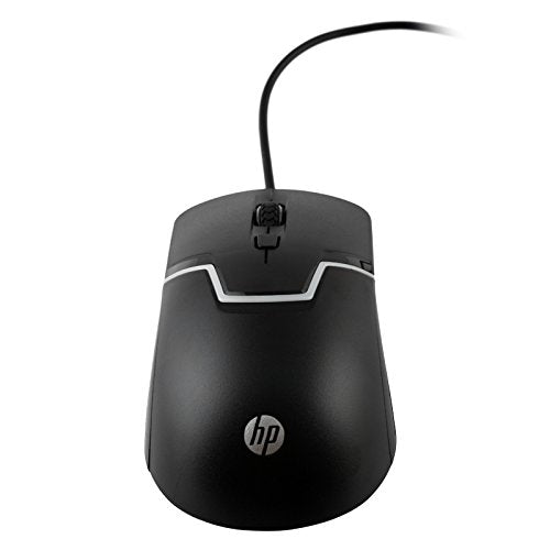 HP M100 Wired Gaming Mouse (1QW49AA) - 3 Buttons, Adjustable DPI