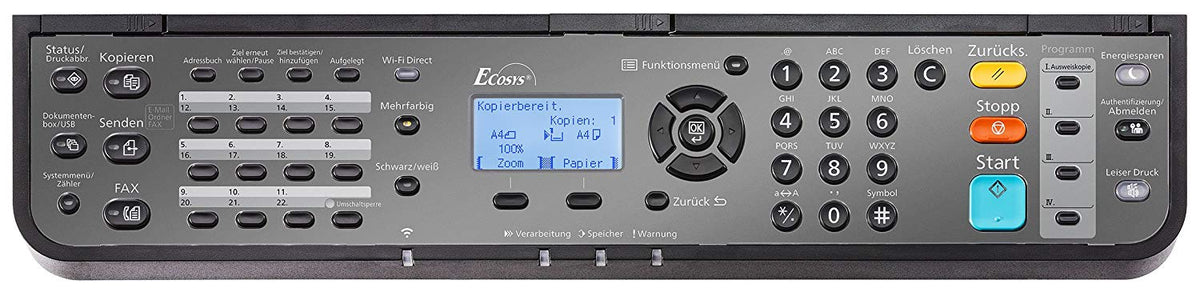 Kyocera Ecosys M5521cdw Stampante Laser A Colori Con Wi-Fi - Stampa, Copia, Scanner E Fax - Foto 3