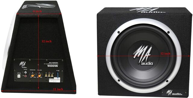 MA audio MA102EBA Car Subwoofer - 900W, 10'' inch specs