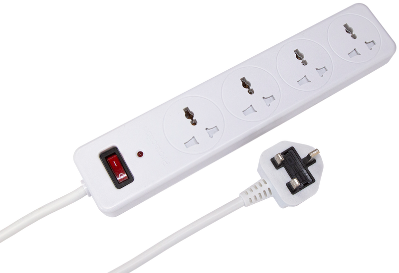 Voltsafe Multiguard MGX-W4U-Sollatek Universal 4Way Extension with Switch