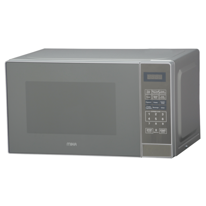 Mika Microwave Oven, 20L, With Grill, Digital Control Panel, Mirror Finish-MMWDGPB2074MR