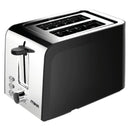 Mika MTS2204 2 Slice Toaster - High Lift Lever, Reheat, Browning and Cancel Function, Slide-out Crumb Tray