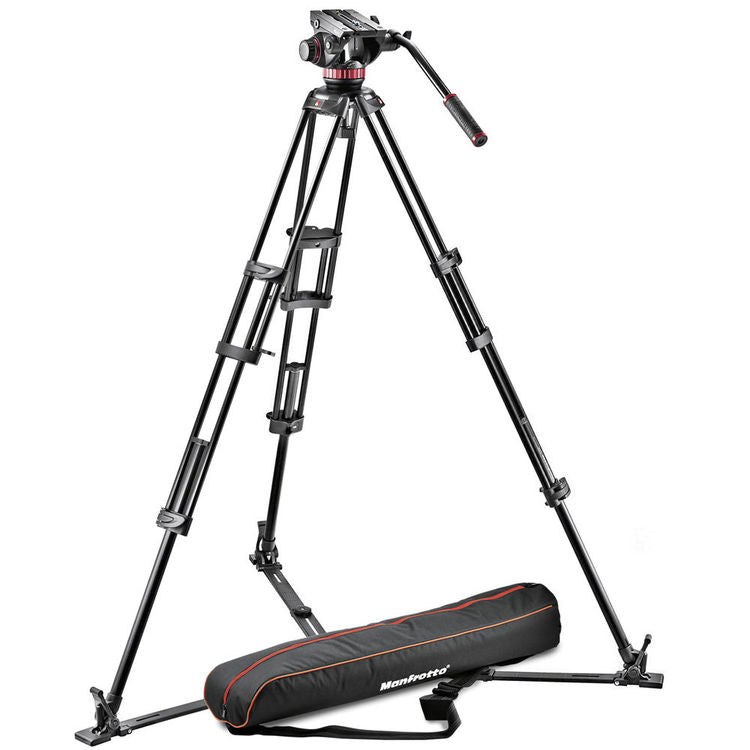 Manfrotto 502HD Ball Base Fluid Head, 546GB Tripod and Carrying Bag
