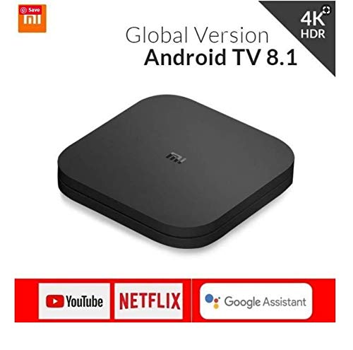 Xiaomi Mi Box S (MDZ-22-AB), Smart TV Box, Intelligent 4K Ultra HD Media Player, work with Projector, TVs & Mobile Phones, powered by Android 8.1