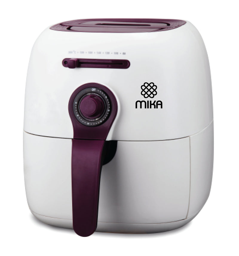Mika MAF1000 Air Fryer - 2.2 Liters, Small in size – Easy to store, 200 degrees maximum temperature