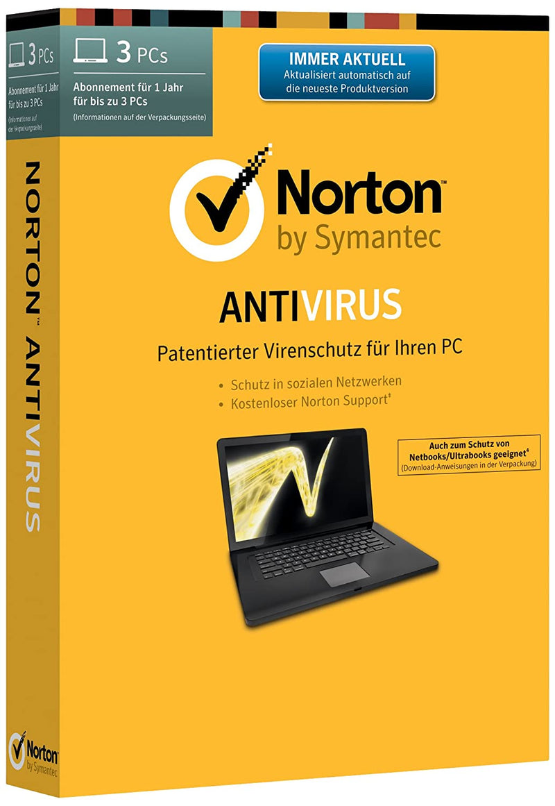 Norton Anti-virus 3.0 User 1 Year