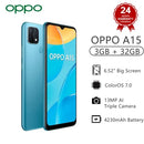 Oppo A15 Smartphone - 3GB RAM, 32GB ROM, 13M Camera, 4230mAh Battery, 6.52-inch Display, Dual SIM