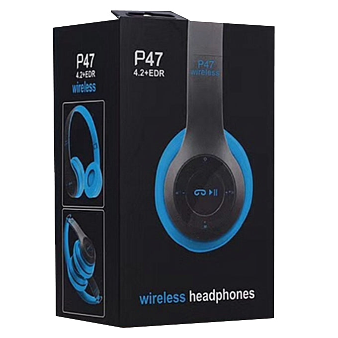 P47 Wireless Bluetooth Foldable Headset With Microphone