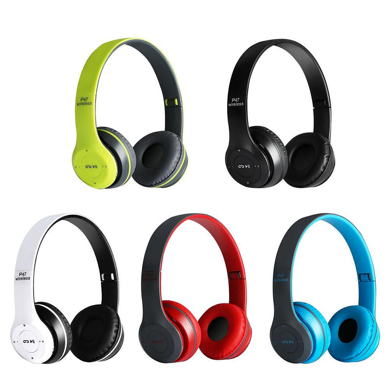P47 Wireless Bluetooth Foldable Headset With Microphone
