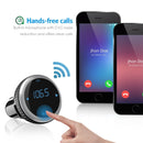 Porodo Wireless FM Transmitter Car Charger 2.1A with Car Locator (PD-BT 69-BK)