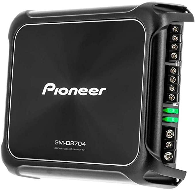 Pioneer GM D8704 Bridgeable Car Amplifier - 3-way, 4 Channel, Class FD, 1200W