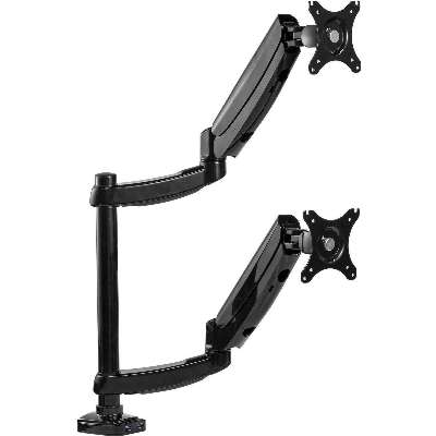 Fellowes Platinum Series Dual Stacking Adjustable Monitor Arm (8043401)