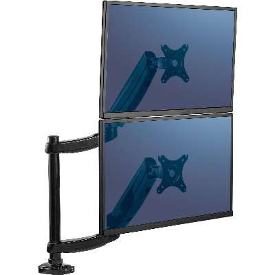 Fellowes Platinum Series Dual Stacking Adjustable Monitor Arm (8043401)