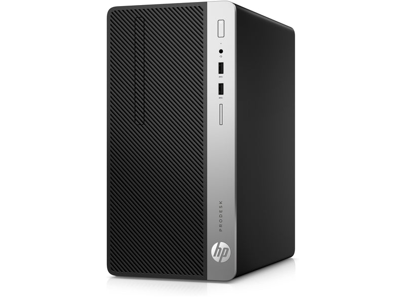 HP ProDesk 400 G5 Microtower PC (5BM23EA) - Intel Core i5-8500, 4GB RAM, 1TB Hard Disk, Free Dos, V197 18.5 Inch Monitor