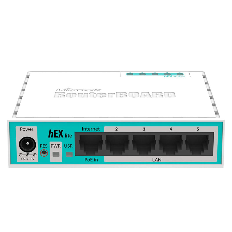 MikroTik RouterBOARD hEX lite (RB750r2)