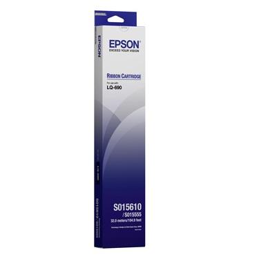 Epson SIDM Black Ribbon Cartridge for LQ-690 (C13S015610BA)