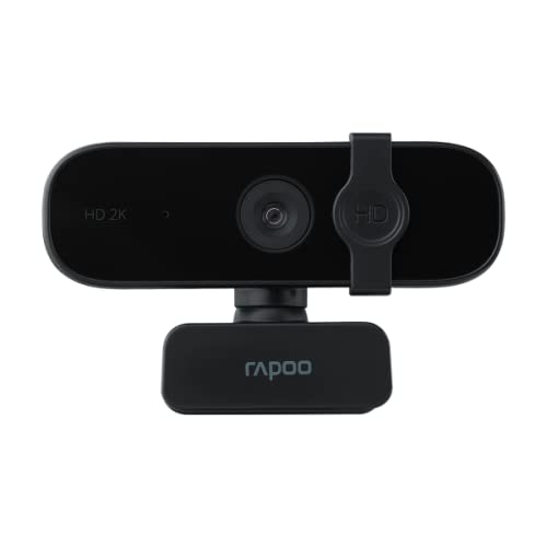 RAPOO C280 2K QHD 1440p USB Webcam with Built-in Omnidirectional Dual Noise Reduction Microphone