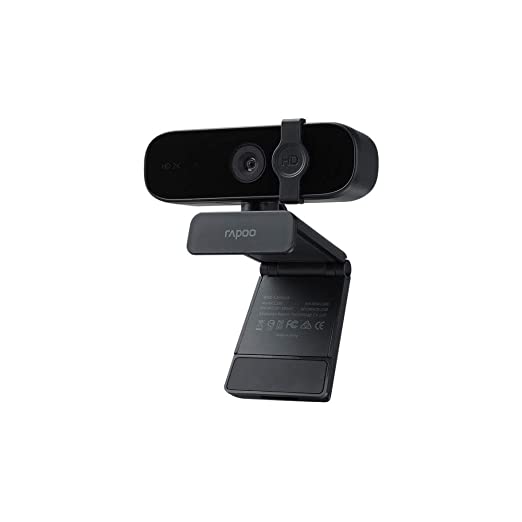 RAPOO C280 2K QHD 1440p USB Webcam with Built-in Omnidirectional Dual Noise Reduction Microphone