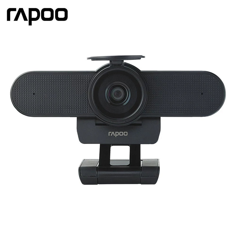 Rapoo C500 4K Webcam 80° Wide Angle Auto Focus Web Camera with Noise-canceling Microphones