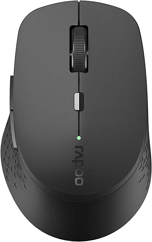 Rapoo Multi-mode Wireless Silent Optical Mouse, Dark Grey – M300