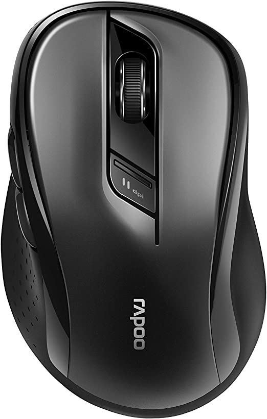 Rapoo M500 Silent Multi-mode Wireless Optical Mouse - Black