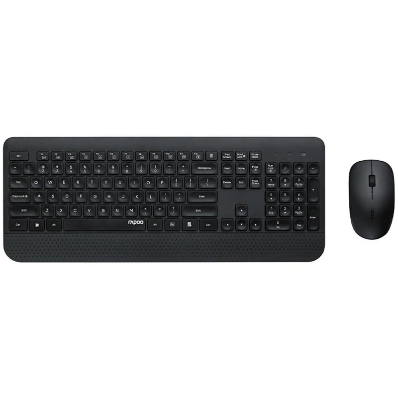 Rapoo Wireless Optical Mouse & Keyboard, Black - X3500 