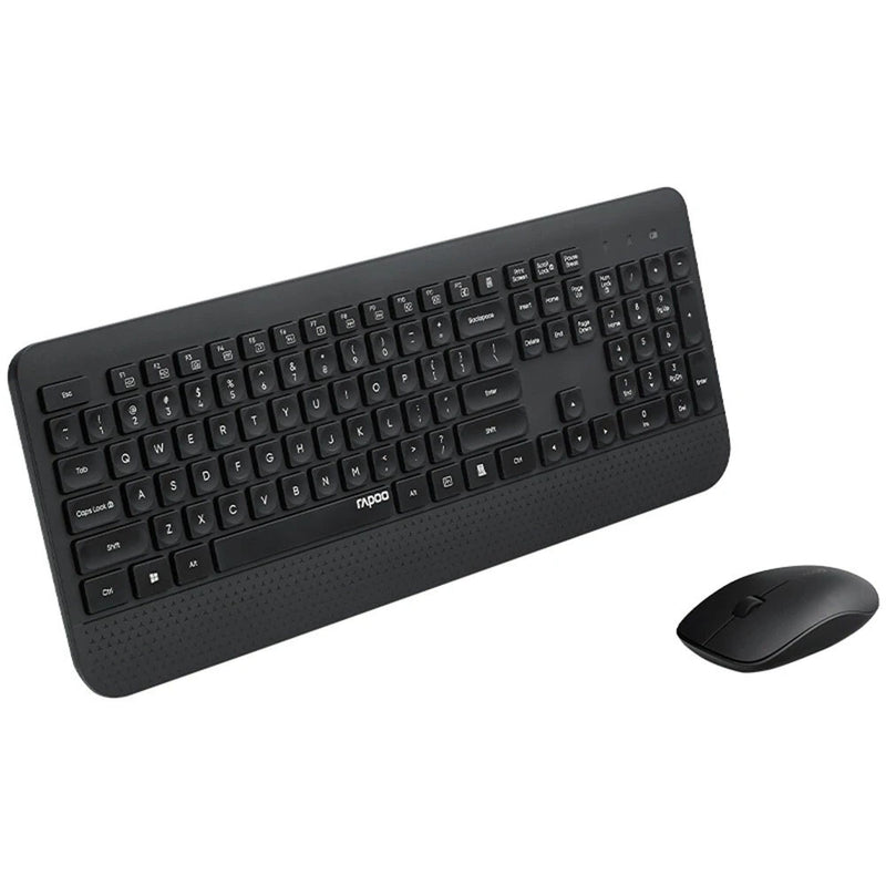 Rapoo Wireless Optical Mouse & Keyboard, Black - X3500 