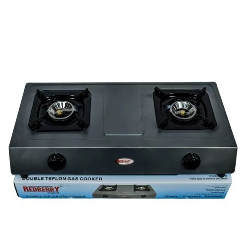 Redberry Teflon Table Top Double Burner